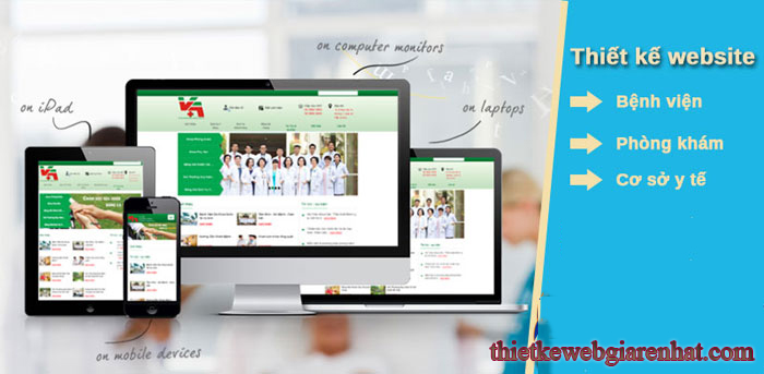 Thiết kế website bệnh viện - phòng khám